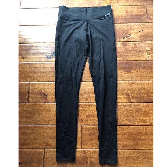 PINK Victoria's Secret Pants - PINK Victoria Secret Black Leggings-Size XS